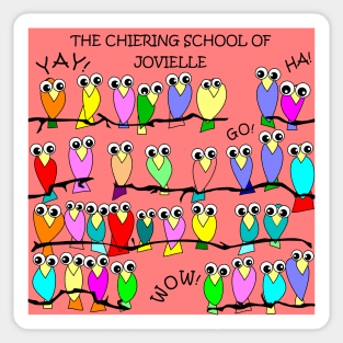 Chiering School of Jovielle Pink Sticker